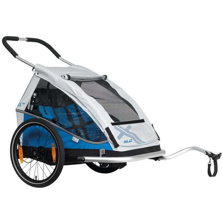 Fietskar XLC Duo 2 Kinderen Zilver/Blauw Fietskar XLC Duo 2 Kinderen Zilver/Blauw